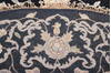 Jaipur Black Round Hand Knotted 71 X 74  Area Rug 905-135661 Thumb 4