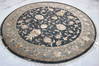 Jaipur Grey Round Hand Knotted 72 X 74  Area Rug 905-135663 Thumb 2