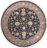 Jaipur Grey Round Hand Knotted 72 X 74  Area Rug 905-135663 Thumb 0