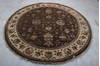 Jaipur Brown Round Hand Knotted 71 X 73  Area Rug 905-135665 Thumb 3