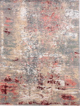 Jaipur Blue Hand Knotted 8'1" X 10'0"  Area Rug 905-135668