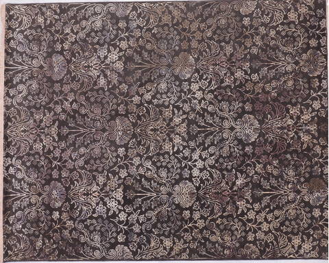 Jaipur Brown Hand Knotted 80 X 100 Area Rug 905-135675 Image 1