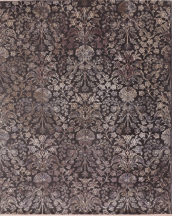 Jaipur Brown Hand Knotted 80 X 100 Area Rug 905-135675 Image 0