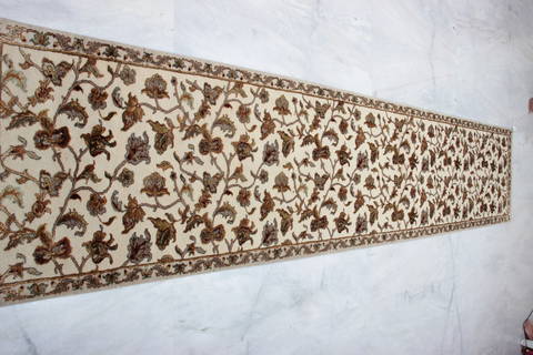 Jaipur Beige Runner Hand Knotted 26 X 120 Area Rug 905-135679 Image 1