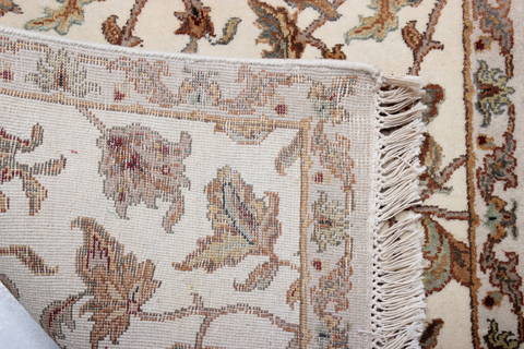Jaipur Beige Runner Hand Knotted 26 X 120 Area Rug 905-135679 Image 2