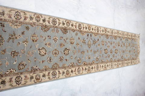 Jaipur Blue Runner Hand Knotted 26 X 144 Area Rug 905-135685 Image 2