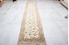 Jaipur White Runner Hand Knotted 26 X 120  Area Rug 905-135689 Thumb 1