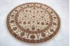 Jaipur Beige Round Hand Knotted 60 X 61  Area Rug 905-135704 Thumb 2