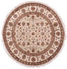 Jaipur Beige Round Hand Knotted 60 X 61  Area Rug 905-135704 Thumb 0