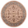 Jaipur Beige Round Hand Knotted 61 X 62  Area Rug 905-135707 Thumb 0