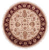 Jaipur Beige Round Hand Knotted 61 X 62  Area Rug 905-135708 Thumb 0