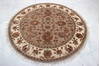 Jaipur Grey Round Hand Knotted 61 X 62  Area Rug 905-135711 Thumb 2