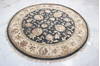 Jaipur Blue Round Hand Knotted 62 X 62  Area Rug 905-135713 Thumb 1