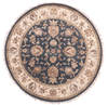 Jaipur Blue Round Hand Knotted 62 X 62  Area Rug 905-135713 Thumb 0