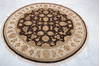 Jaipur Brown Round Hand Knotted 61 X 62  Area Rug 905-135717 Thumb 2