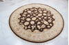 Jaipur Brown Round Hand Knotted 61 X 63 Area Rug 905-135718 Thumb 1