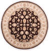 Jaipur Brown Round Hand Knotted 61 X 63  Area Rug 905-135718 Thumb 0