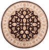 Jaipur Brown Round Hand Knotted 61 X 63 Area Rug 905-135718 Thumb 0