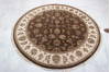 Jaipur Brown Round Hand Knotted 61 X 61  Area Rug 905-135722 Thumb 2