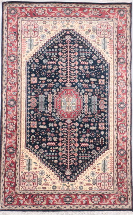 Abadeh Blue Hand Knotted 40 X 63 Area Rug 905-135724 Image 0
