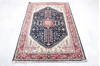 Abadeh Blue Hand Knotted 40 X 63  Area Rug 905-135724 Thumb 1