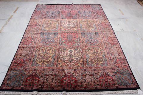 Hamedan Multicolor Hand Knotted 511 X 86 Area Rug 905-135727 Image 1