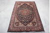 Kashan Blue Hand Knotted 41 X 65  Area Rug 905-135728 Thumb 1