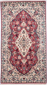 Mahi Red Hand Knotted 3'1" X 5'6"  Area Rug 905-135729