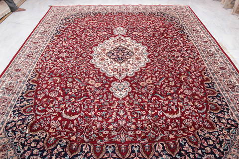 Mahi Red Hand Knotted 93 X 120 Area Rug 905-135743 Image 2