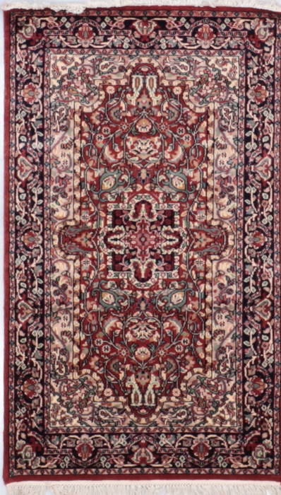 Tabriz Red Hand Knotted 31 X 52 Area Rug 905-135744 Image 0