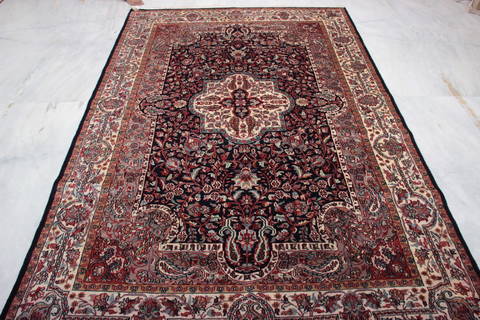 Mahi Blue Hand Knotted 61 X 94 Area Rug 905-135750 Image 2