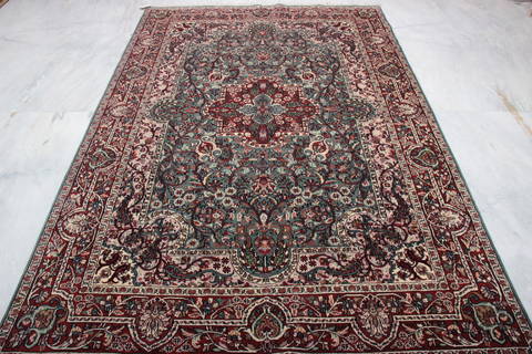 Mahi Blue Hand Knotted 61 X 92 Area Rug 905-135751 Image 1