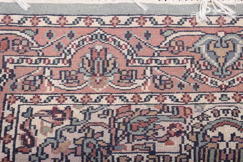 Tabriz Blue Hand Knotted 32 X 53 Area Rug 905-135752 Image 2