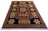 Chobi Black Hand Knotted 56 X 710  Area Rug 700-135768 Thumb 1