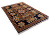 Chobi Black Hand Knotted 56 X 710  Area Rug 700-135768 Thumb 2