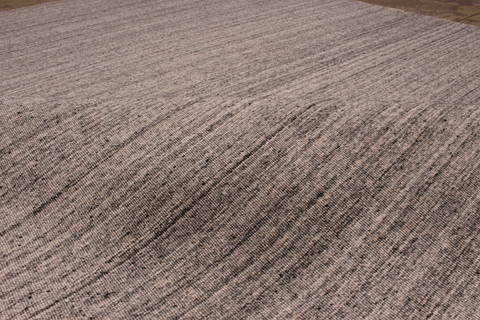 Modern-Contemporary Grey Hand Loomed 51 X 61 Area Rug 301-135804 Image 1