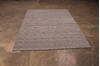 Modern-Contemporary Grey Hand Loomed 51 X 61 Area Rug 301-135804 Thumb 5
