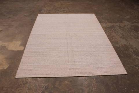 Modern-Contemporary White Hand Loomed 52 X 611 Area Rug 301-135805 Image 5