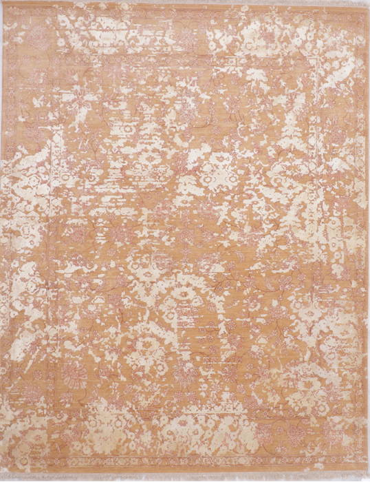 Jaipur Brown Hand Knotted 80 X 102 Area Rug 905-135815 Image 0