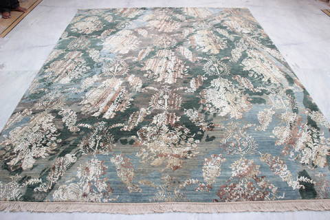 Jaipur Blue Hand Knotted 80 X 100 Area Rug 905-135819 Image 2