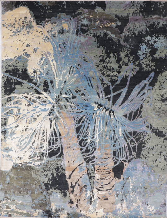 Jaipur Black Hand Knotted 711 X 103 Area Rug 905-135824 Image 0