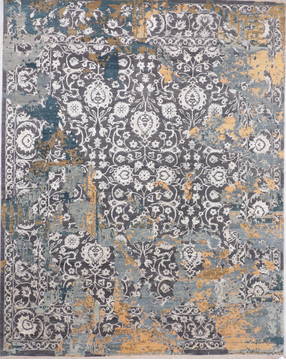 Jaipur Grey Hand Knotted 8'1" X 10'1"  Area Rug 905-135828