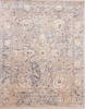 Jaipur Beige Hand Knotted 81 X 101 Area Rug 905-135829 Thumb 0