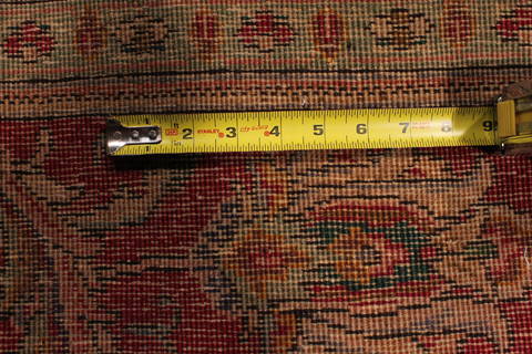Tabriz Red Hand Knotted 510 X 94 Area Rug 301-135834 Image 8