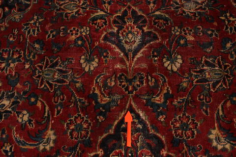 Shiraz Red Hand Knotted 66 X 87 Area Rug 301-135836 Image 12
