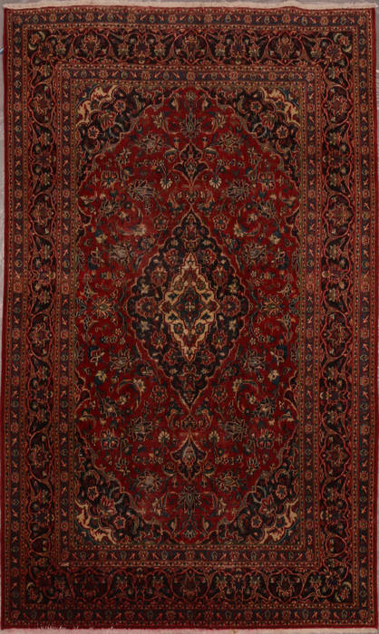 Shiraz Red Hand Knotted 66 X 87 Area Rug 301-135836 Image 0