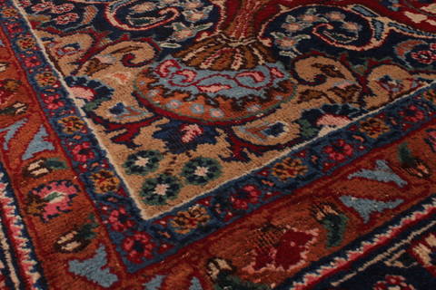 Mashad Red Hand Knotted 65 X 105 Area Rug 301-135837 Image 4