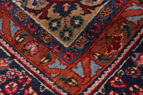 Mashad Red Hand Knotted 65 X 105 Area Rug 301-135837 Image 6
