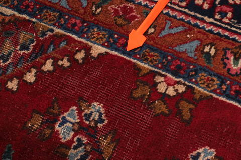 Mashad Red Hand Knotted 65 X 105 Area Rug 301-135837 Image 8