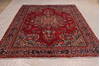 Mashad Red Hand Knotted 65 X 105 Area Rug 301-135837 Thumb 1
